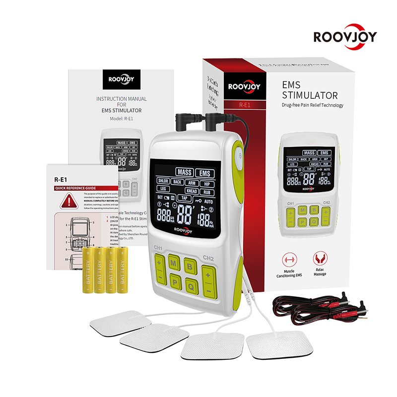 2 in 1 electrotherapy device EMS+ MASSAGE unit