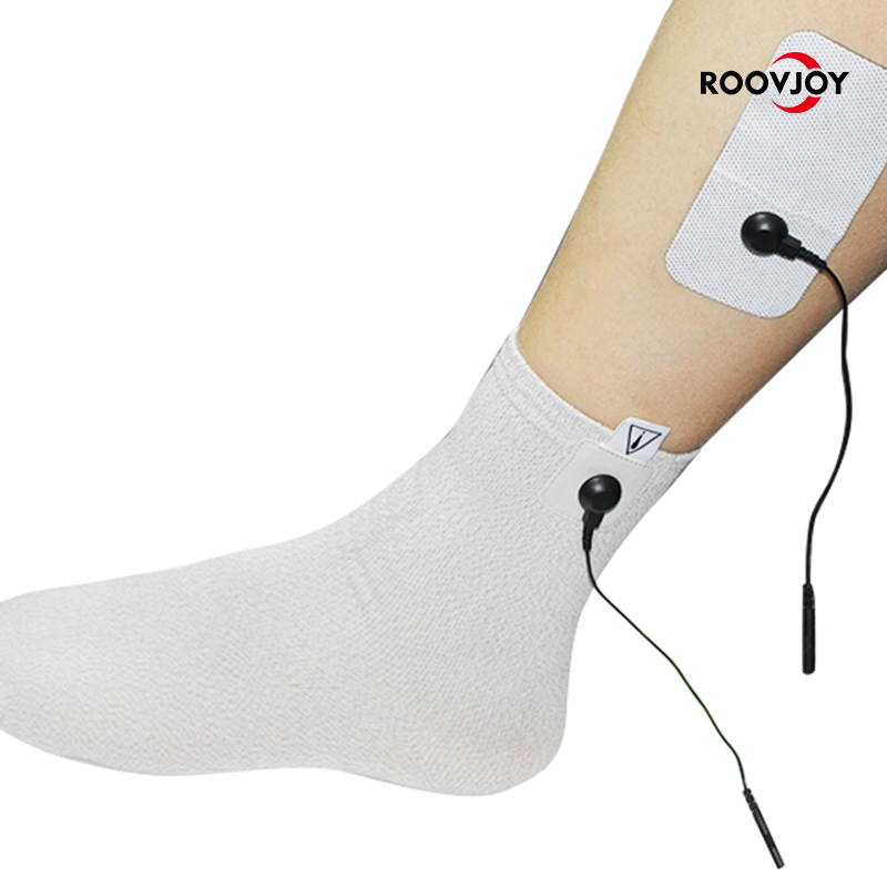 Electrode socks for use with electrotherapy devices