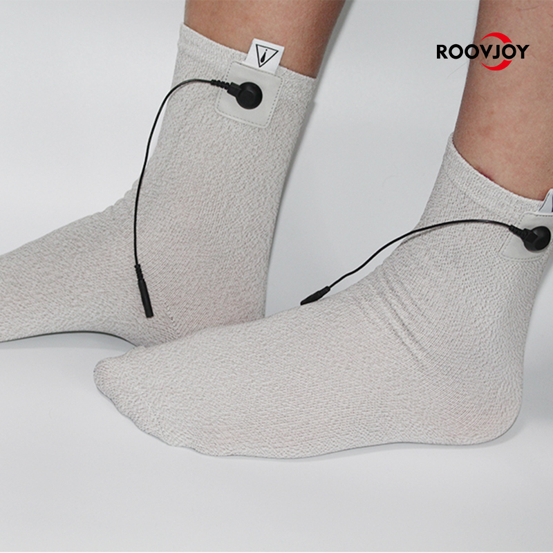 Electrode socks for use with electrotherapy devices