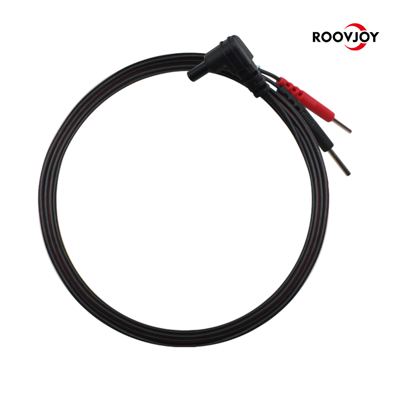 Electrode wire for use with TENS machine and electrode pads